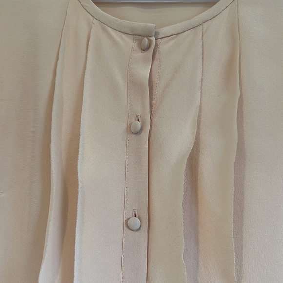 Club Monaco Pink Silk Blouse - Picture 3 of 8